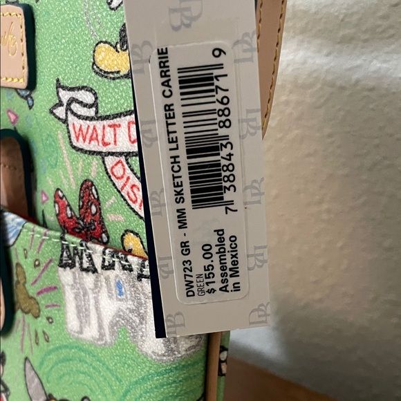 Dooney & Bourke Green Disney Crossbody Bag - NWT! - Picture 10 of 10